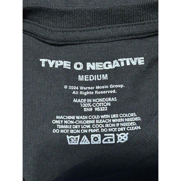 Type O Negative Dead Again T-Shirt Black Green Graphic Tee Size Medium 2024 NWOT - Picture 3 of 3